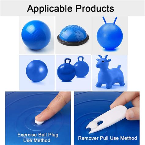 fitness ball plug|replacement plug for exercise ball.